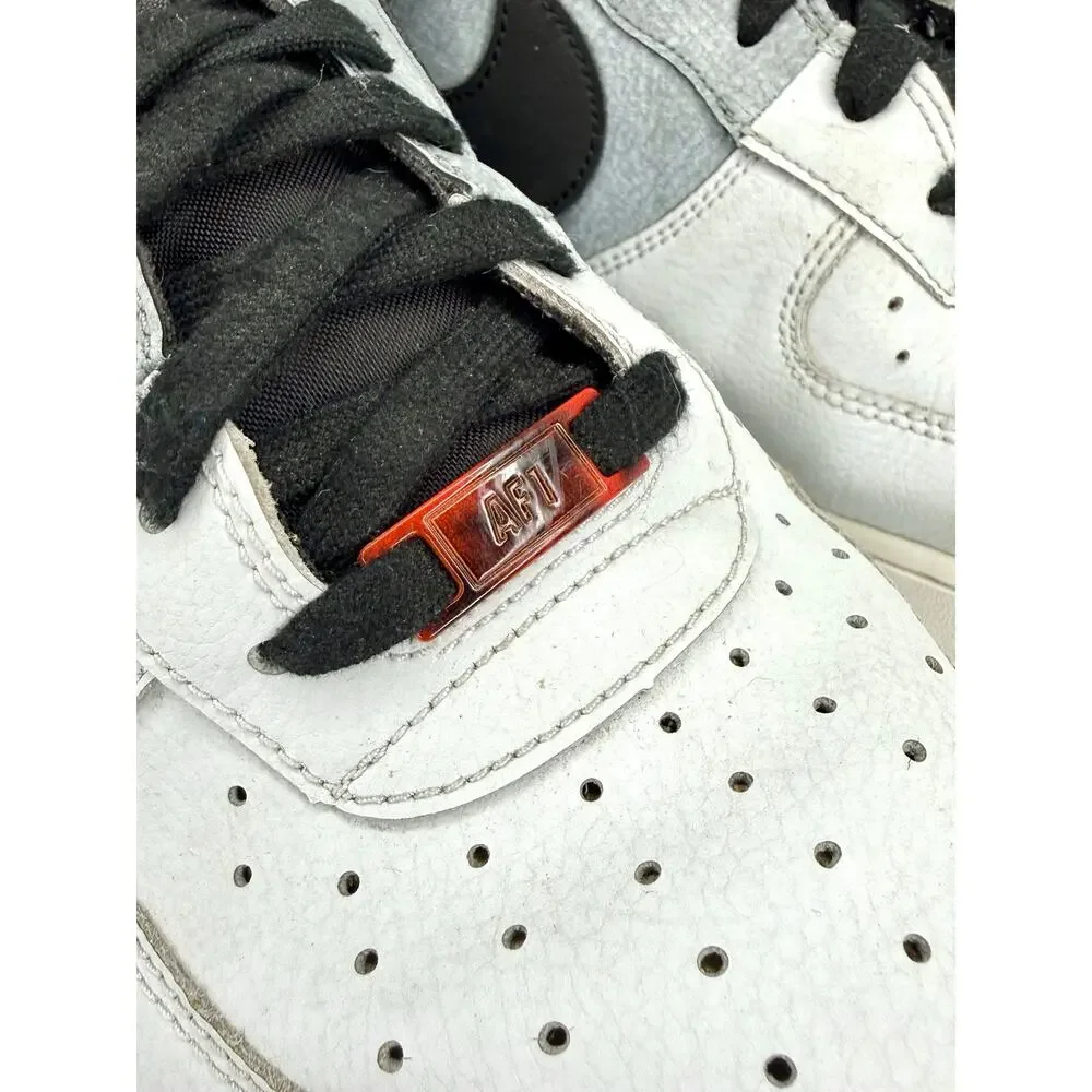 Nike Air Force 1 ‘07 LV8 Low Silver Black Men’s Size 12 Sneakers No Box - Picture 6 of 6